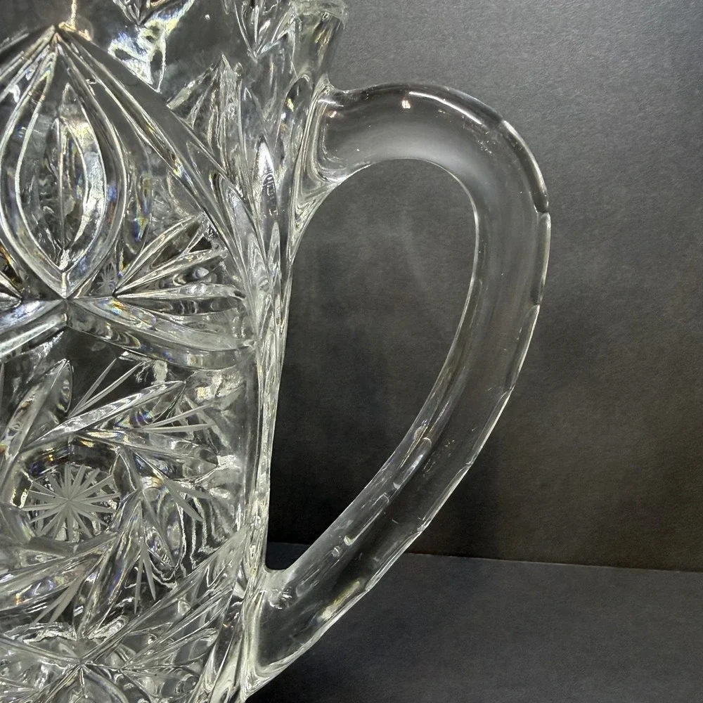 Crystal Clear Industries Edinburgh Lead Crystal Pitcher VINTAGE Mint Condition